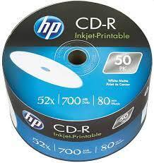 CD-R 700 MB 52x HP PRINTABLE