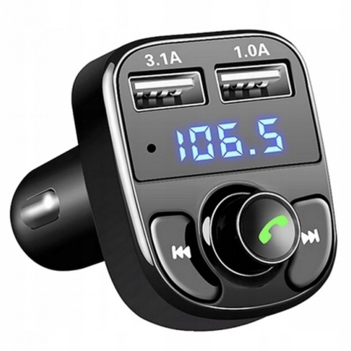 Transmiter Bluetooth FM Zestaw Głośnomówiący