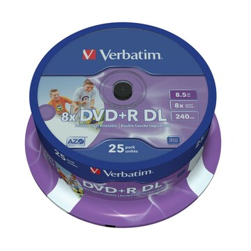 DVD+R 8,5GB x8 VERBATIM printable