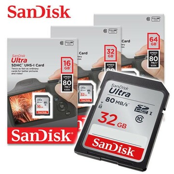 KARTA PAMIĘCI  SANDISK SDHC 32GB ULTRA CLASS 10 80MB/s
