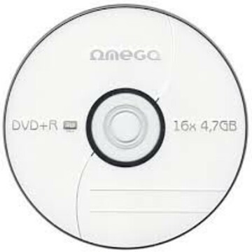 DVD+R 4,7 GB x16 OMEGA