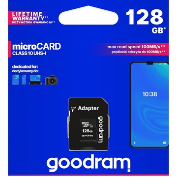 KARTA PAMIĘCI MICRO SDXC 128GB GOODRAM